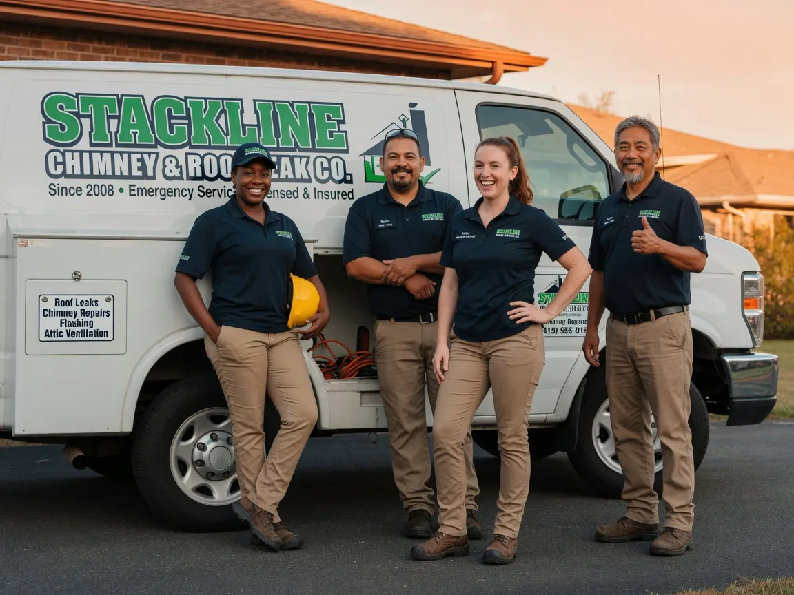Chimney flashing repair company in New Hill, NC